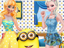 Minion Drop By Frozen Sisters