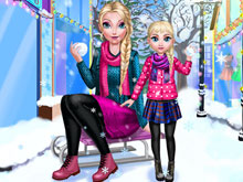 Mommy Elsie Winter Day