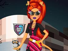 Monster High Toralei Stripe Shopping Dressup