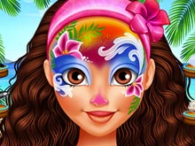 Oceania Princess Moana Face Art