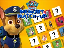 Paw Patrol Memory Match Up