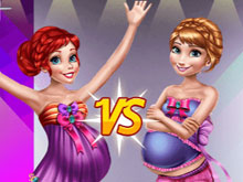 Pregnant Princesses On Catwalk