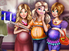 Pregnant Princesses Selfie