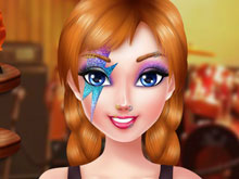 Princess Anna Punk Rock Makeover