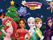 Princess Christmas Coloring Book 2018