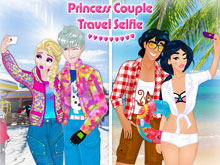 Princess Couple Travel Selfie