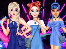 Princess Denim Dress Fashion