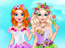 Princess Flower Fashion Look