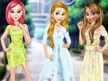 Princess In Floral Dress