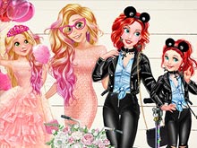 Princess Mom Daughter Cute Family Look