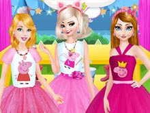 Princess Peppa Pig Theme Party