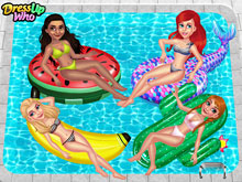 Princess Pool Party Floats