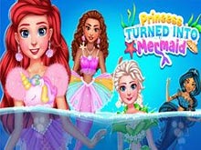 Princess Turned Into Mermaid