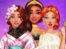 Princesses Ancient vs Modern Looks