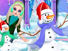 Princesses And Olaf's Winter Style