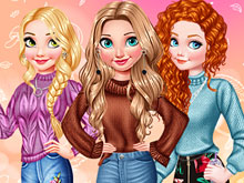 Princesses Autumn Knits And Nails
