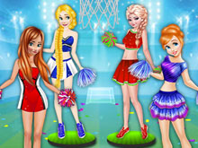 Princesses Basketball Team Cheerleader