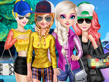 Princesses Camping In Holiday