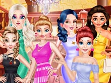 Princesses Different Color Skirt Tryout