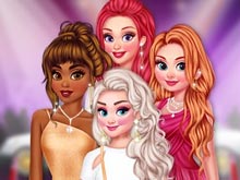 Princesses Evening On Red Carpet