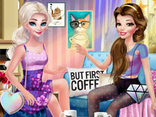 Princesses Fashion Over Coffee