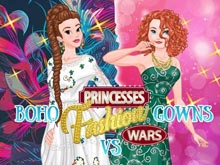 Princesses Fashion Wars Boho VS Gowns