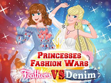 Princesses Fashion Wars Feathers VS Denim