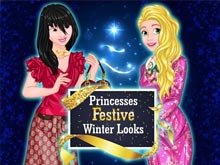 Princesses Festive Winter Looks