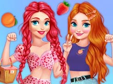 Princesses Fruity Print Fun Challenge