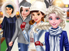 Princesses Go Ice Skating