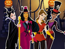 Princesses Halloween Night
