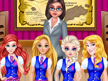Princesses Have Fun In College