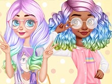 Princesses Kawaii Looks And Manicure