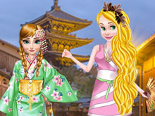 Princesses Kimono Vs Cheongsam