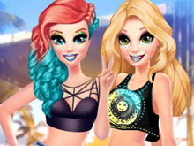 Princesses Rock Concert Style