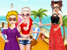 Princesses Summer Seaside Vacation