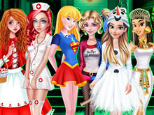 Princesses Trick Or Treat