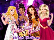 Princesses vs Celebs Fashion Challenge