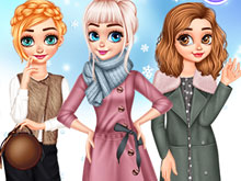 Princesses Warm Winter Outfits