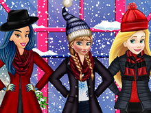 Princesses Winter Shopping