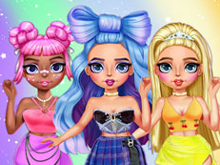 Rainbow Girls Dress Up Challenge