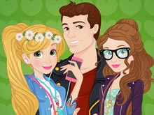 Rapunzel And Belle Love Crush