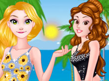 Rapunzel And Belle's California Summer