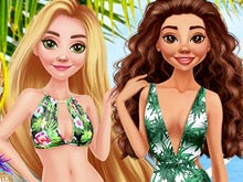 Rapunzel And Moana Summer Vacation