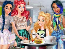 Rapunzel Brunch Date with Besties