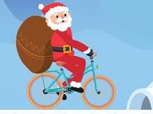 Santa: Wheelie Bike Challenge