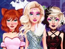 Scary Glam Halloween Make Up