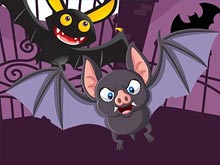 Scary Midnight Hidden Bats