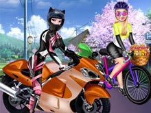 Sisters Motorcycle Vs Bike