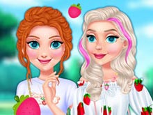 Sisters Strawberry Outfits